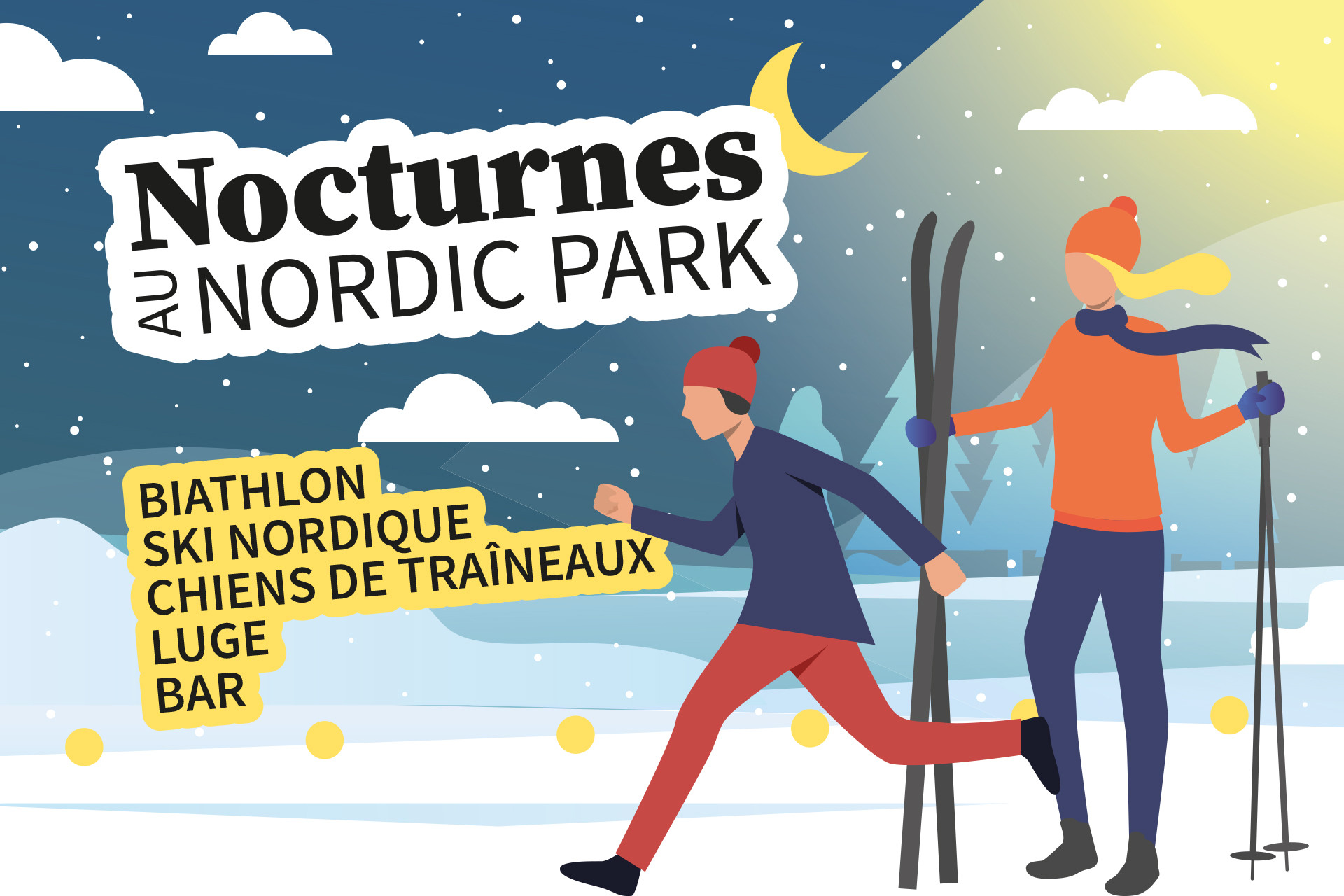 Nocturne Nordic Park Chamrousse