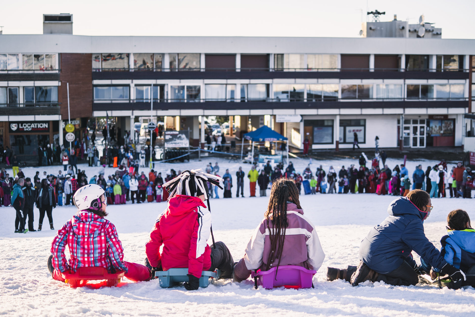 Chamrousse sledge race