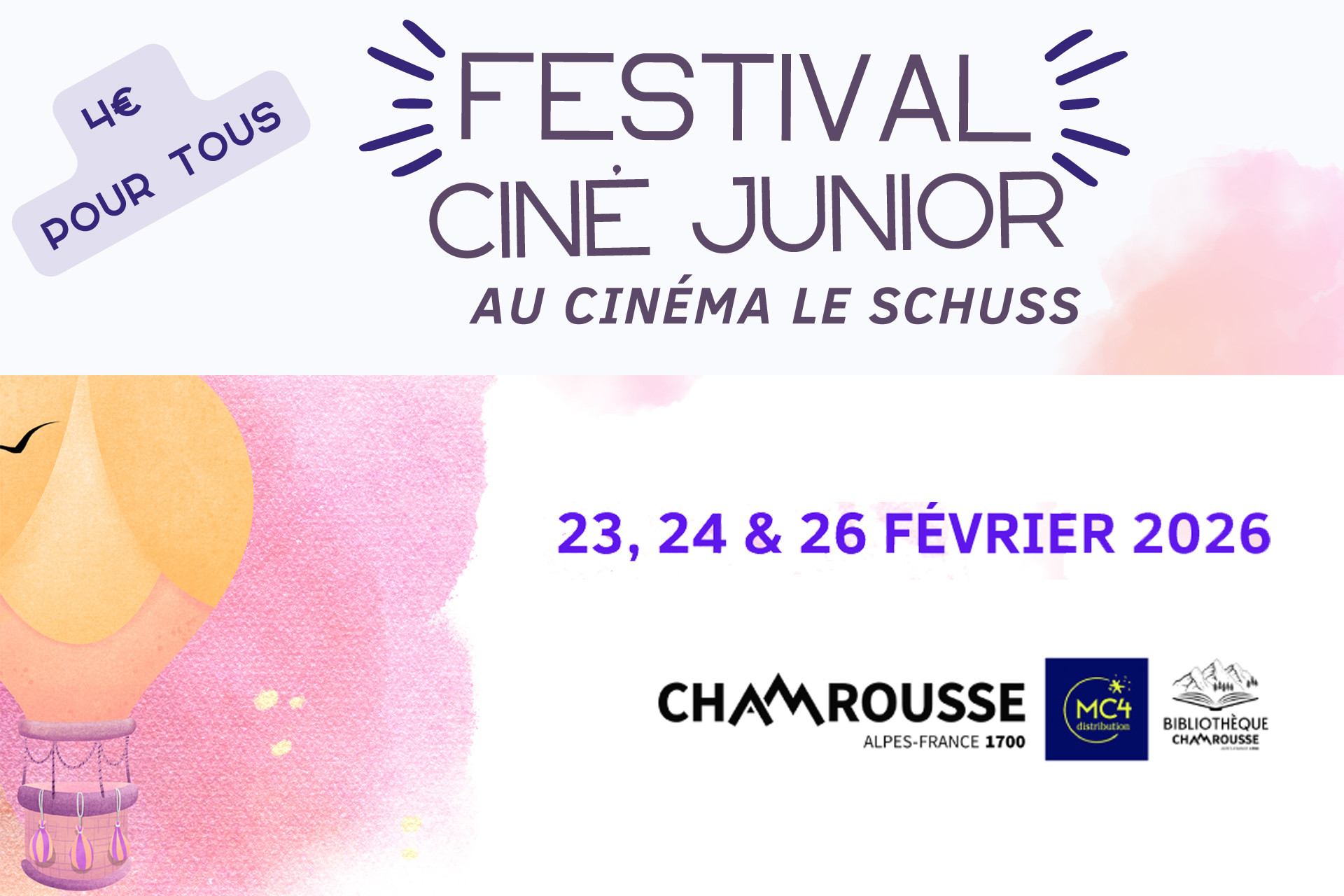 Festival Ciné junior cinéma Chamrousse