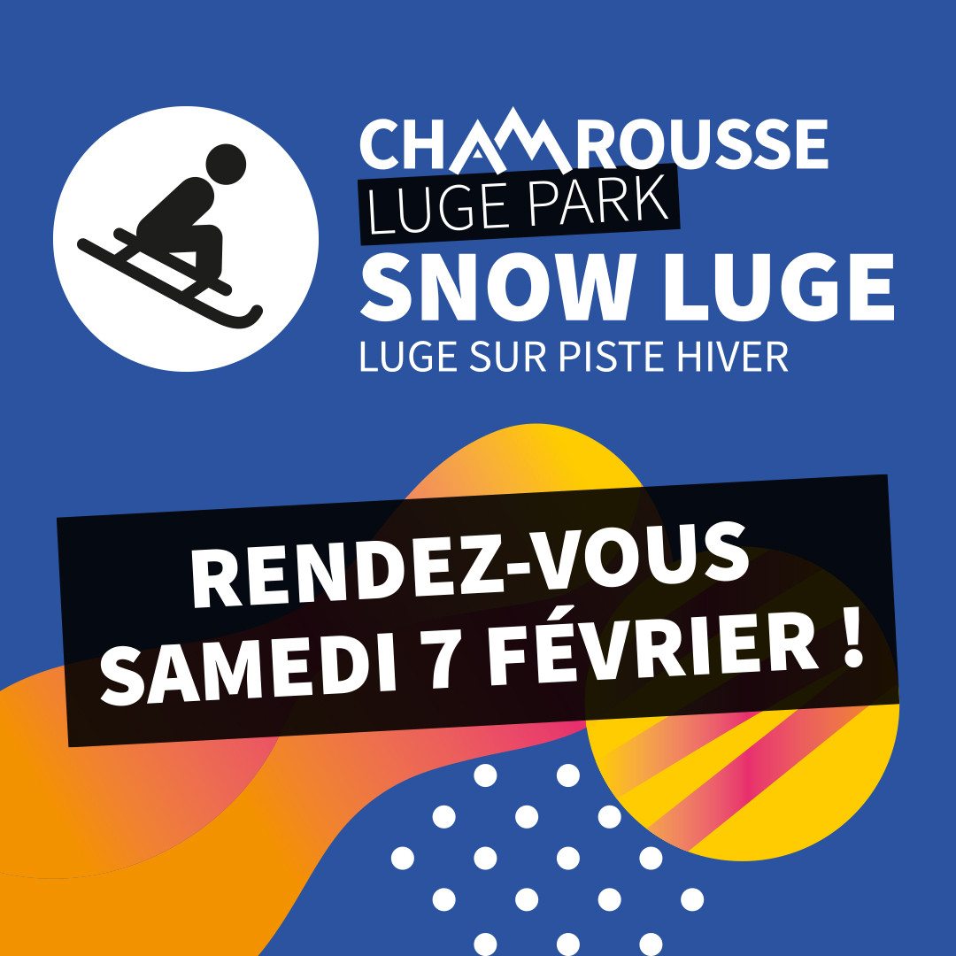 10-Jahres-Feier des Snow Luge (Rodelpark) Chamrousse