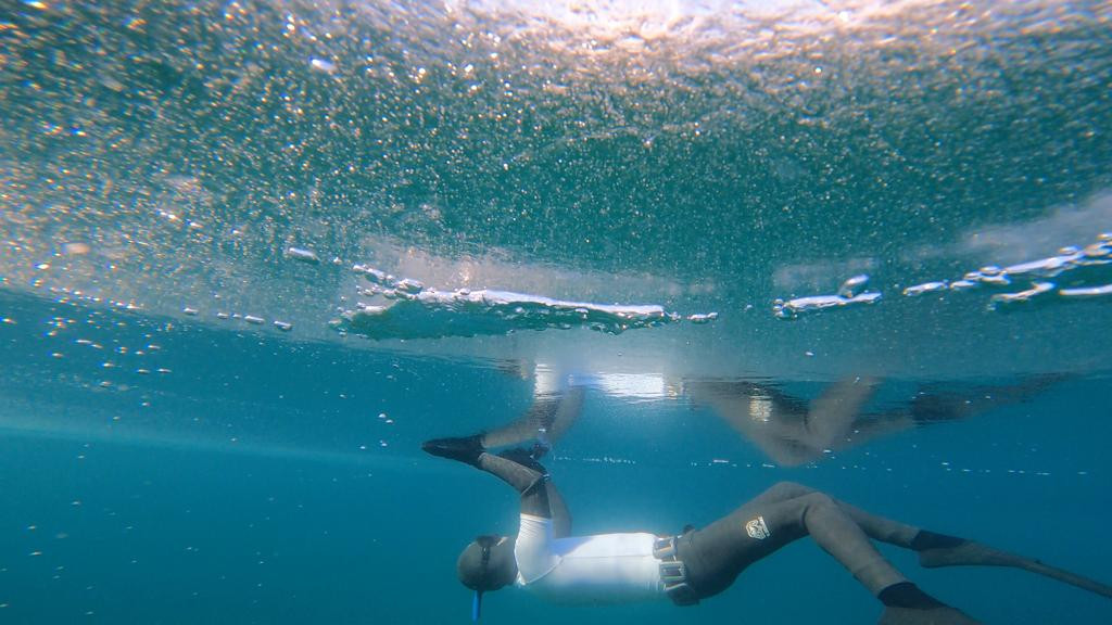 Schnorcheln unter Eis Chamrousse