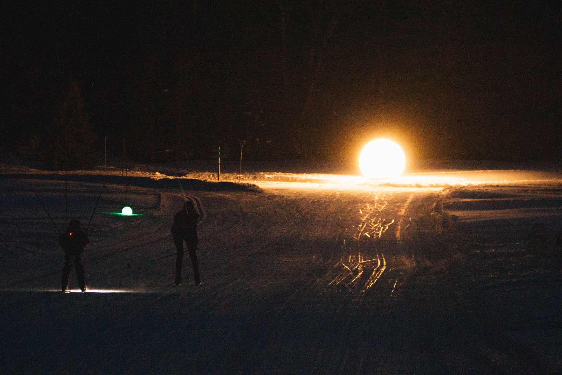 Nordic ski night in Chamrousse - © CH - OT Chamrousse Nordic ski night in Chamrousse