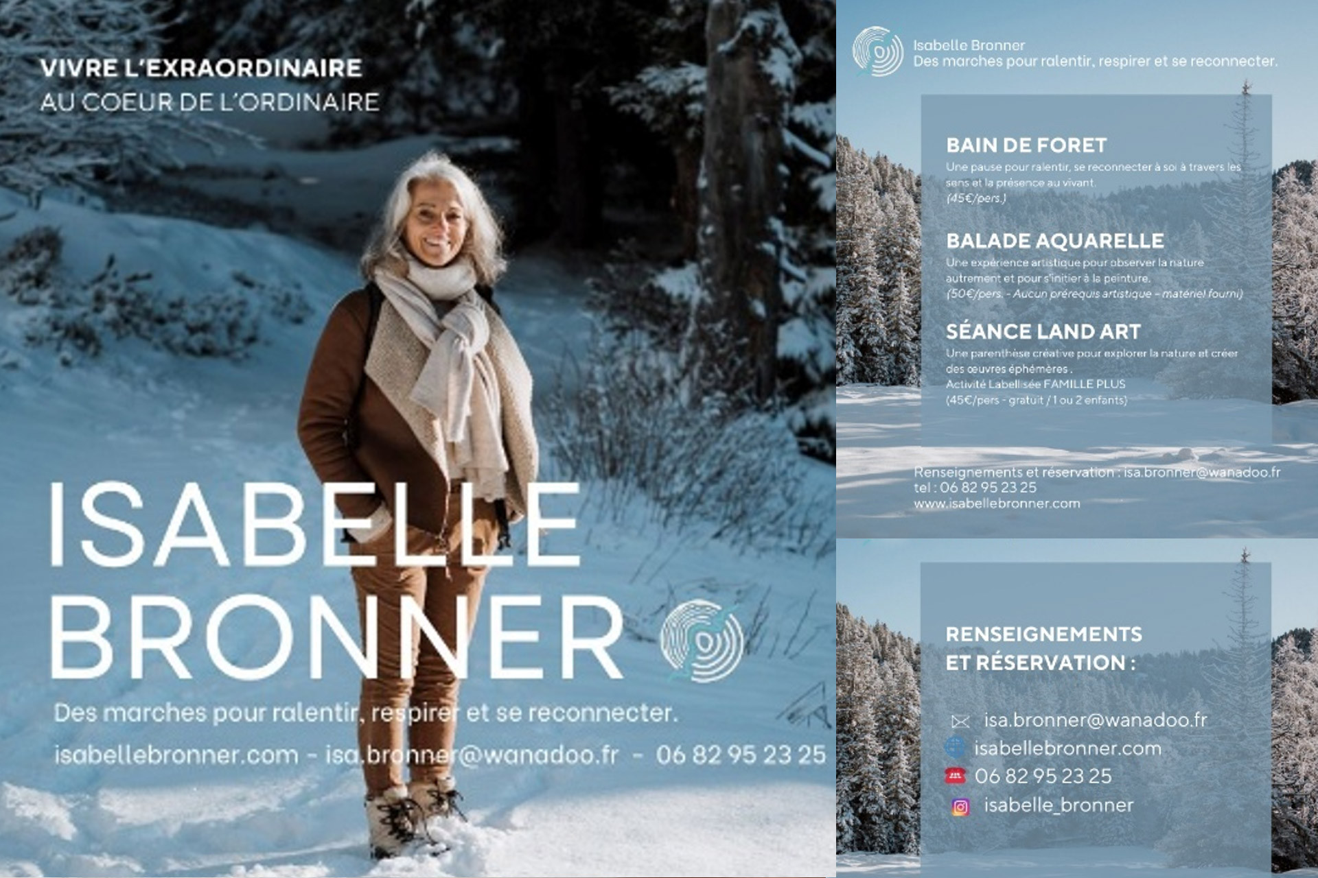 Balade Wellness und Natur Winter Isabelle Bronner Chamrousse - © Isabelle Bronner Balade Wellness und Natur Winter Isabelle Bronner Chamrousse