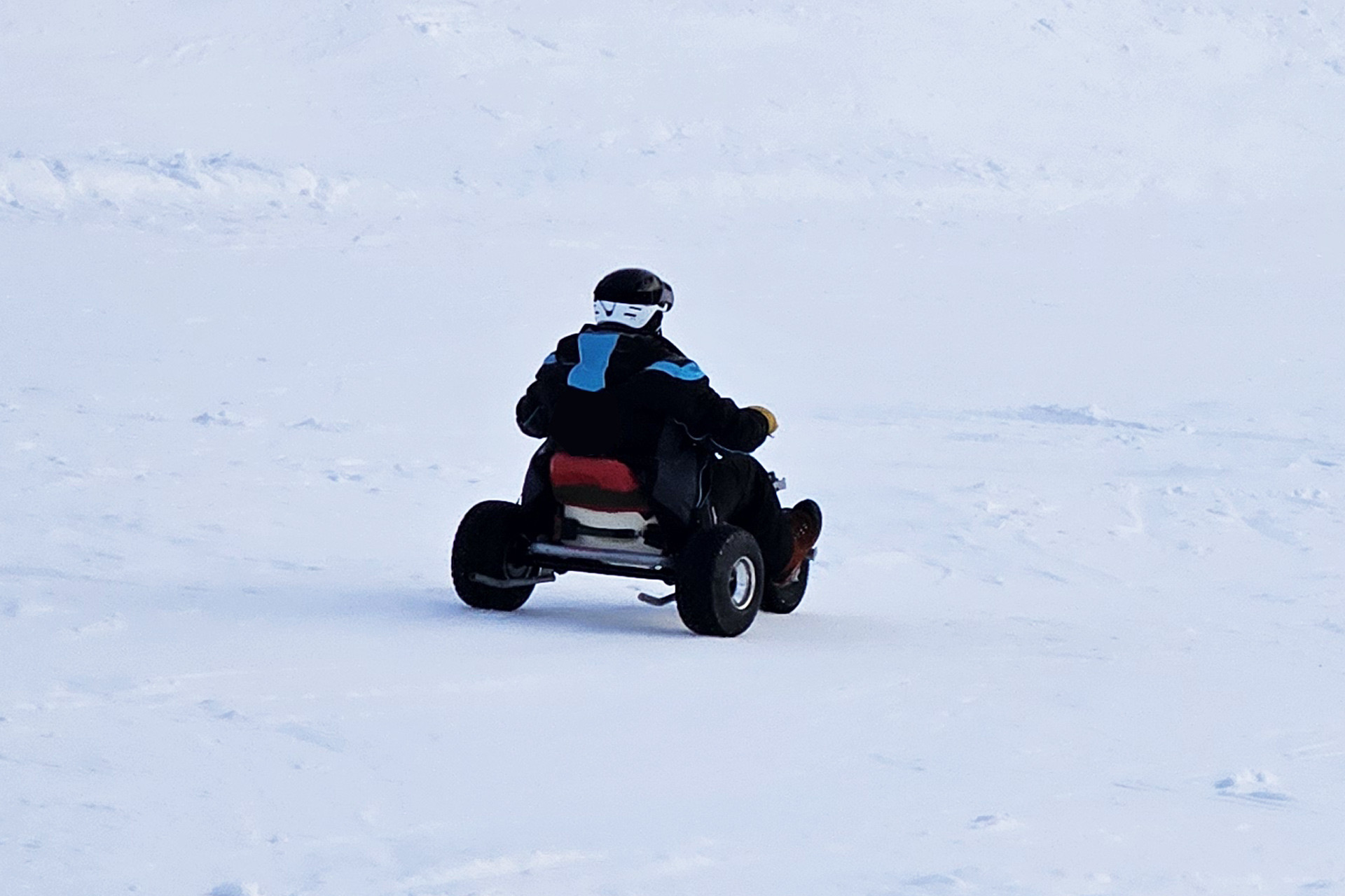 Chamrousse snow karting evening