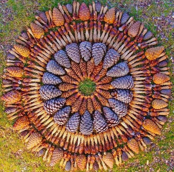 Viens en famille créer un mandala en pleine nature Chamrousse - © Isabelle Bronner Viens en famille créer un mandala en pleine nature Chamrousse