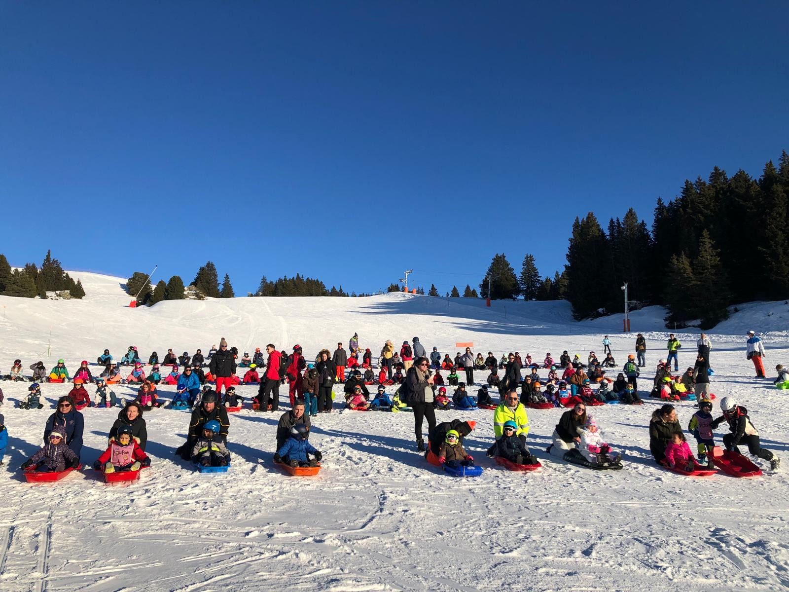 Course de luge Haribo Kids Snow Chamrousse - © RL - OT Chamrousse Course de luge Haribo Kids Snow Chamrousse