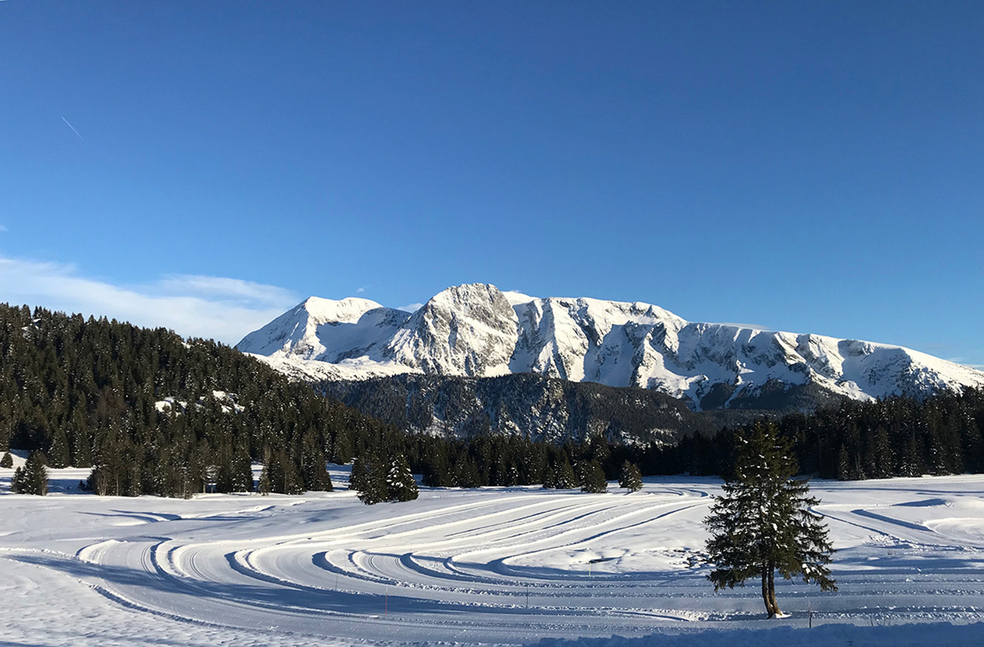 Plateau Arselle nordic area Chamrousse