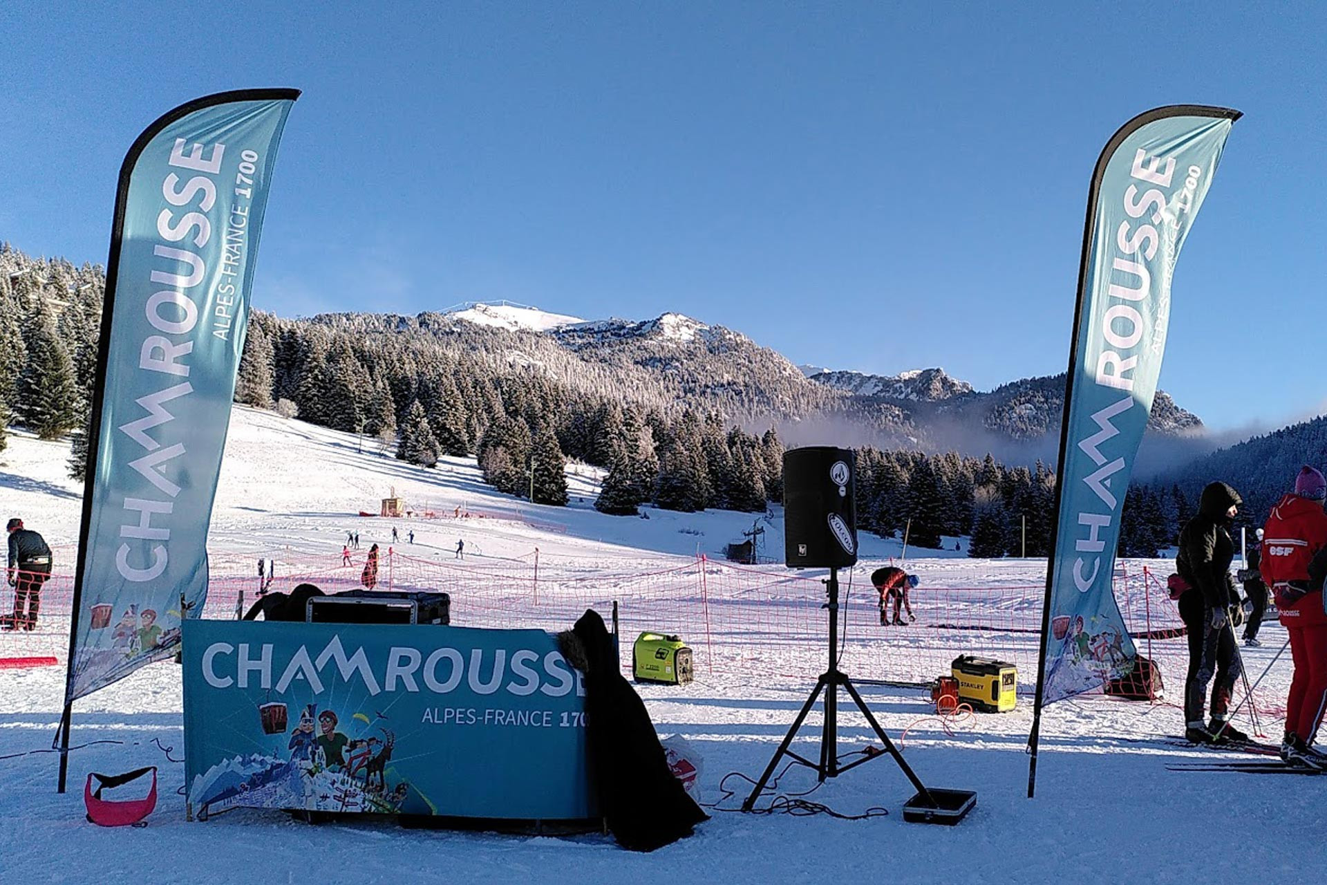 Chamrousse cross-country ski race