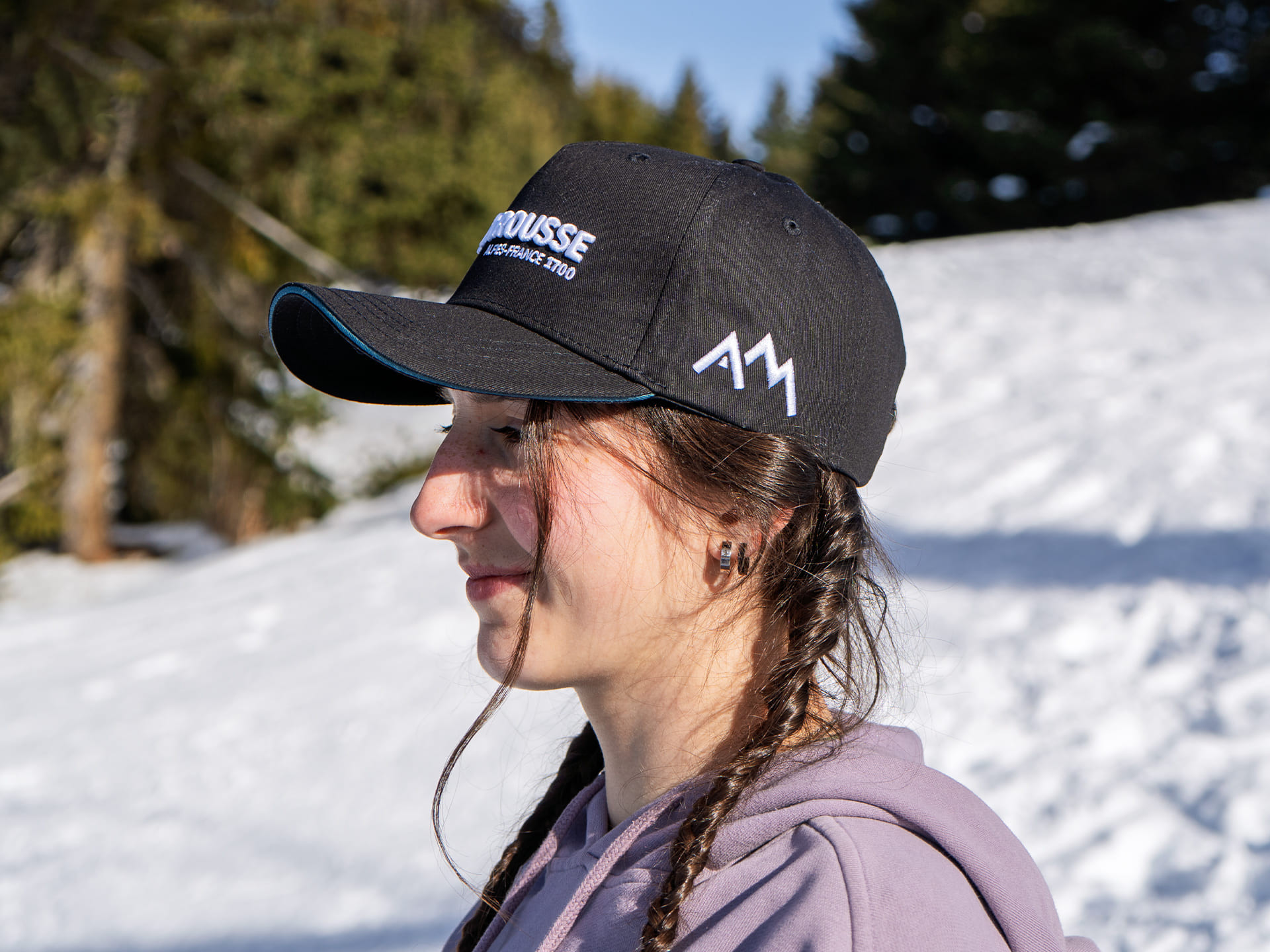 Casquette noire boutique officielle souvenir cadeau station Chamrousse