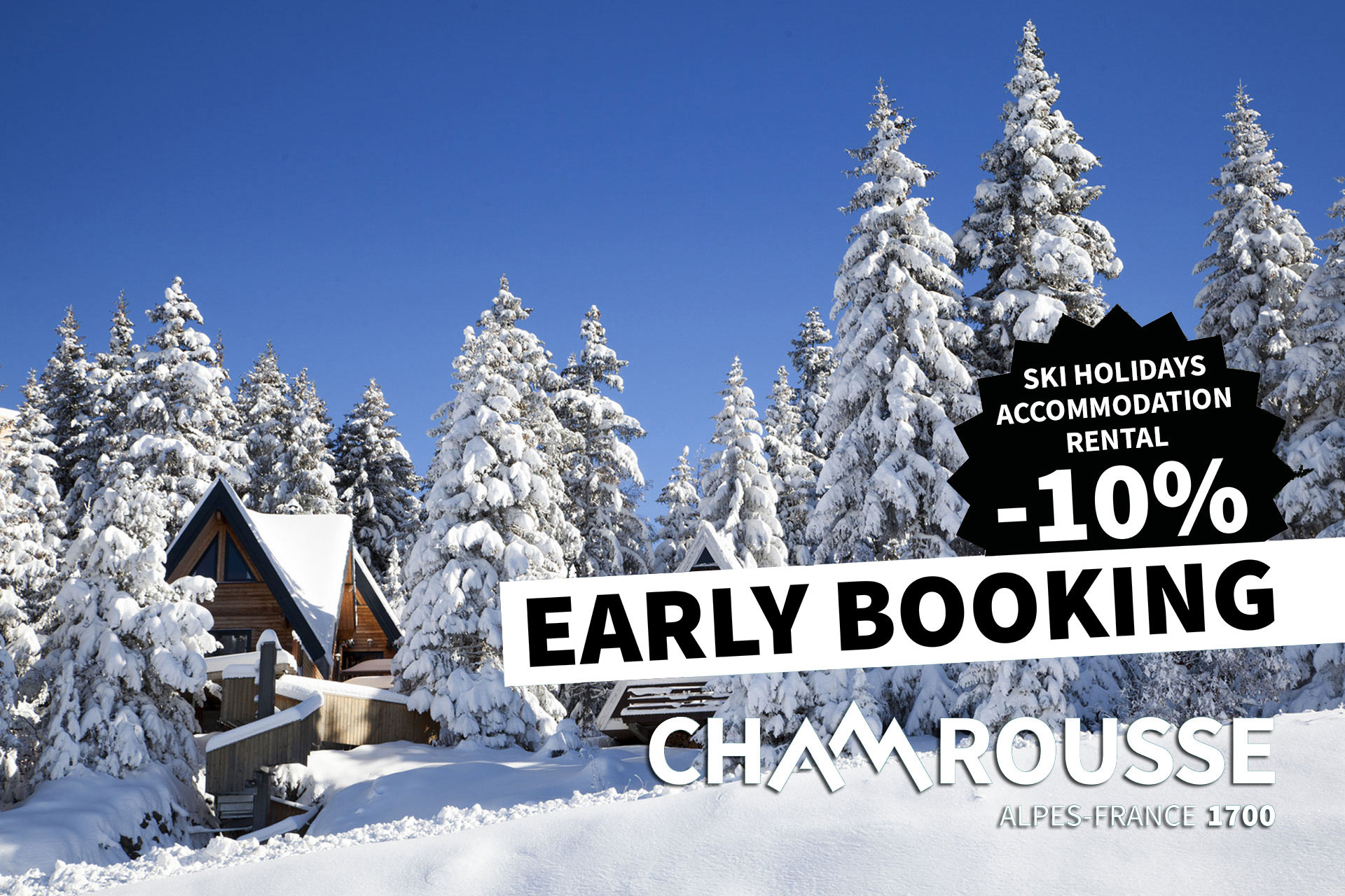 Chamrousse early booking accommodation rental ski holidays