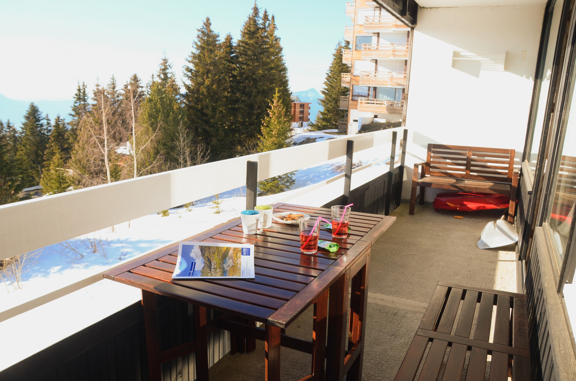 Extérieur balcon 2P5 Carline 201 Chamrousse