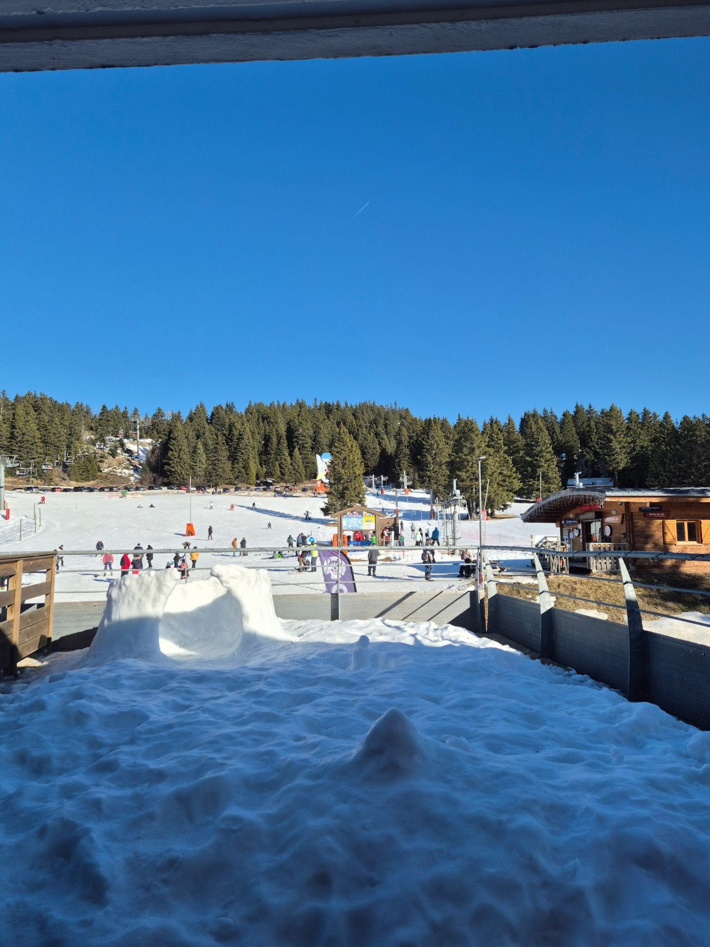 Extérieur - Terrasse hiver - Aster A34 Chamrousse