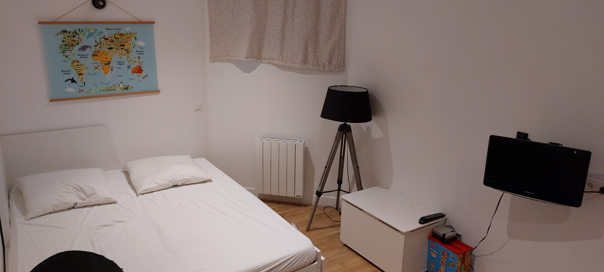 Intérieur chambre double lit double Le Joyau de l'Hermine Chamrousse 2