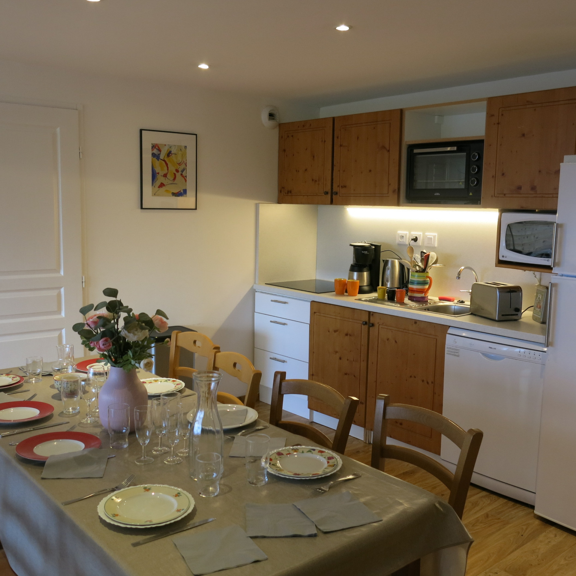 Chamrousse réservation location appartement 3 pièces 8 personnes 70m² Le Sorbier A35 station ski montagne grenoble isère alpes France