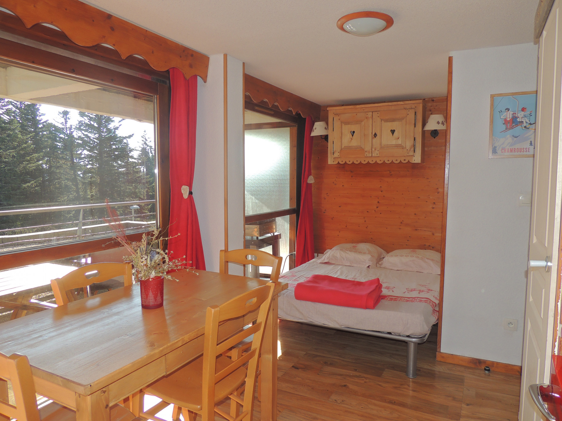 Chamrousse réservation location appartement 1 pièces 4 personnes 25m² L'Aster A16 station ski montagne grenoble isère alpes France
