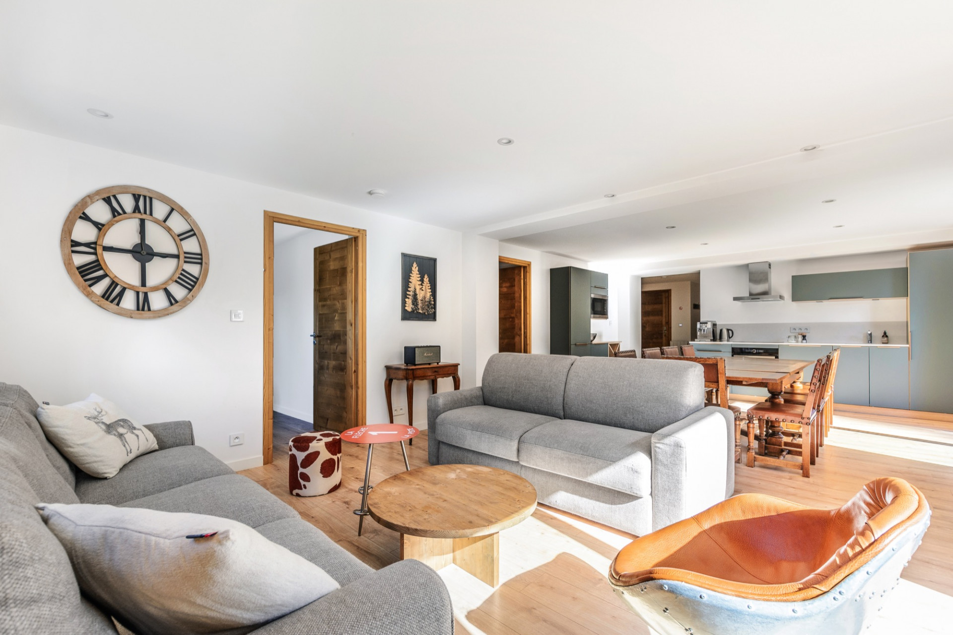 Chamrousse réservation location chalet 7 pièces, 10 personnes 125m² L'étincelle côté forêt station ski montagne grenoble isère alpes France