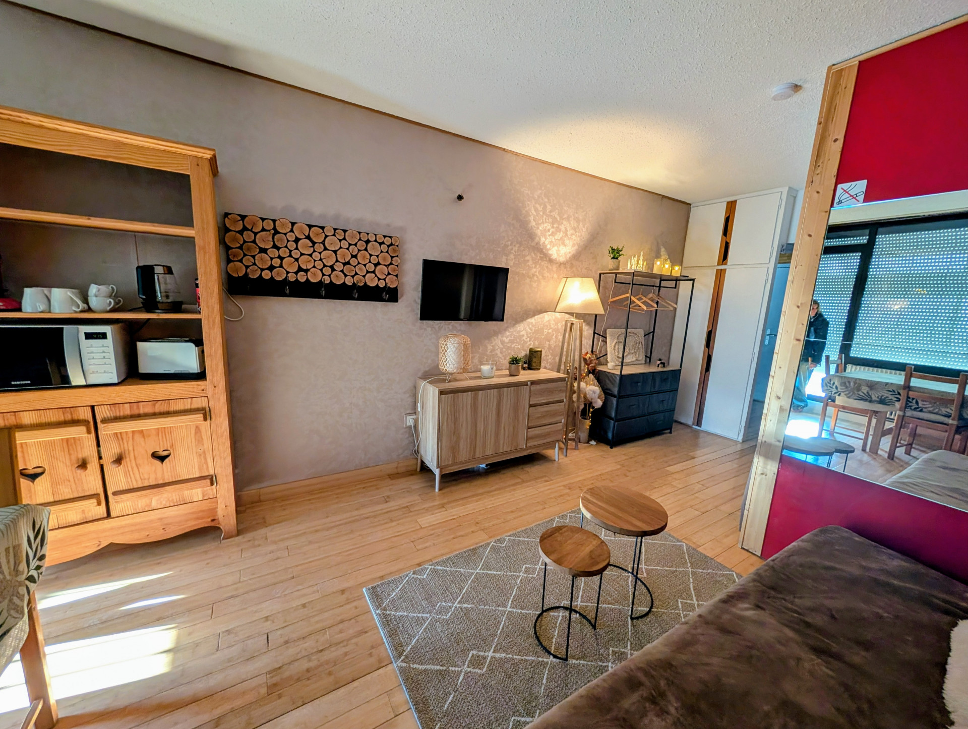 Intérieur salon séjour Le Bellevue S114 Chamrousse Intérieur salon séjour Le Bellevue S114 Chamrousse