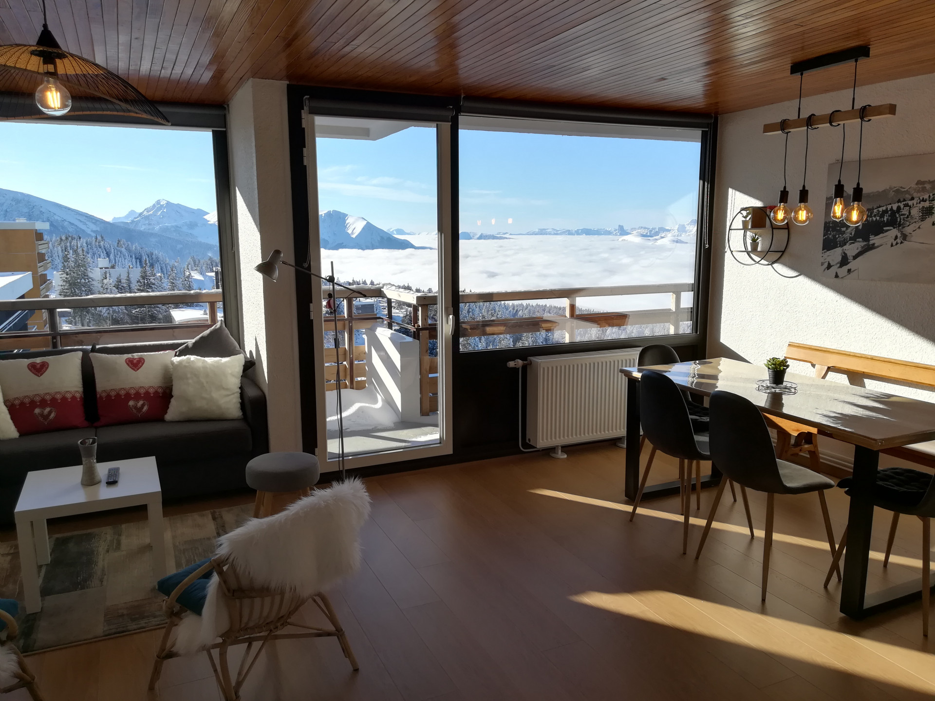 Chamrousse réservation location appartement 2 pièces 6 personnes 45m² Les Cytises 605 station ski montagne grenoble isère alpes France