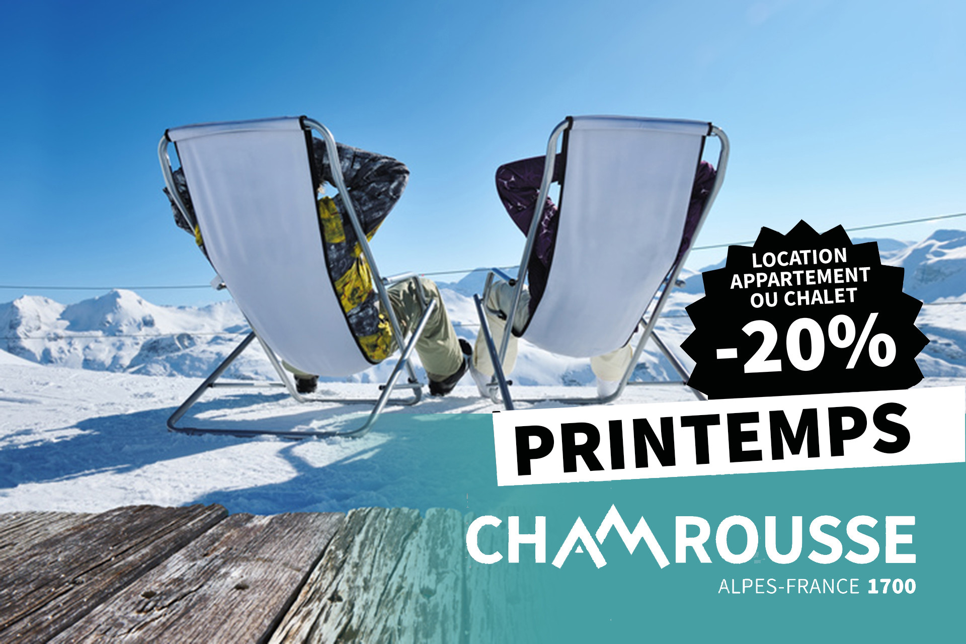 Chamrousse location appartement chalet promotion printemps Chamrousse Réservation station ski grenoble lyon isère alpes france