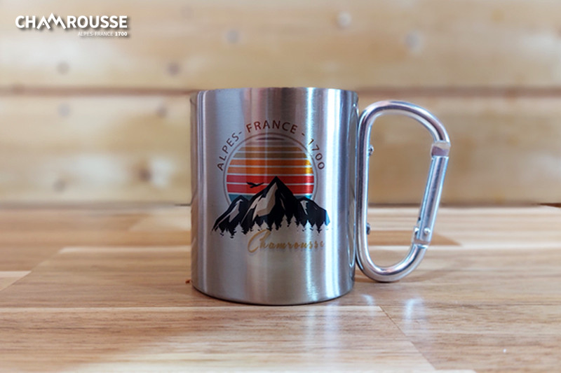 Chamrousse mug coucher soleil montagne boutique souvenir cadeau station ski grenoble isère alpes france