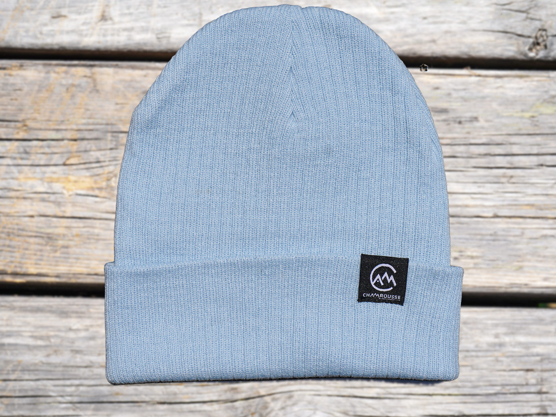 Nouveau bonnet Chamrousse bleu clair