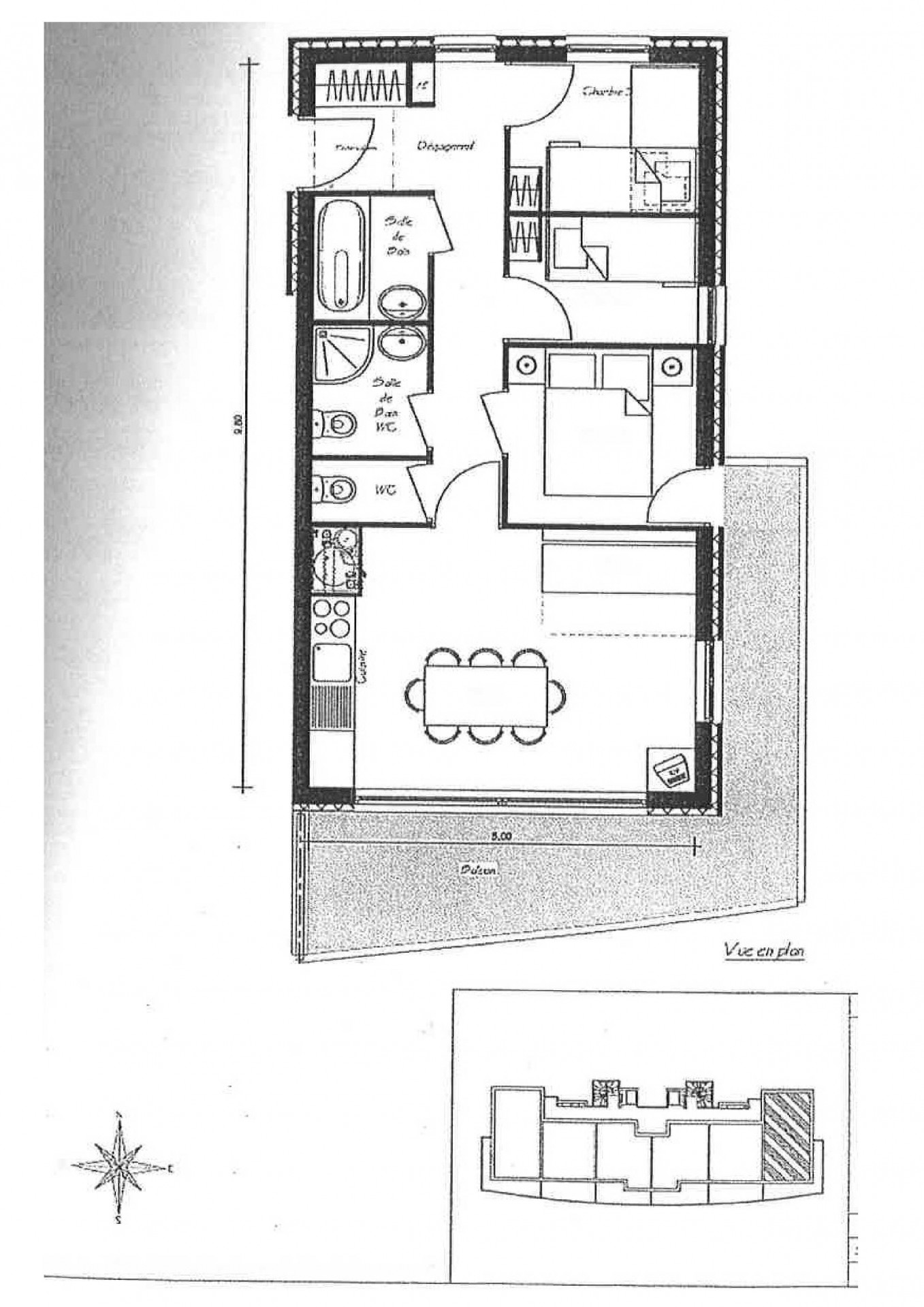 plan appartement - LBC- Ecrin des neiges C06 Chamrousse