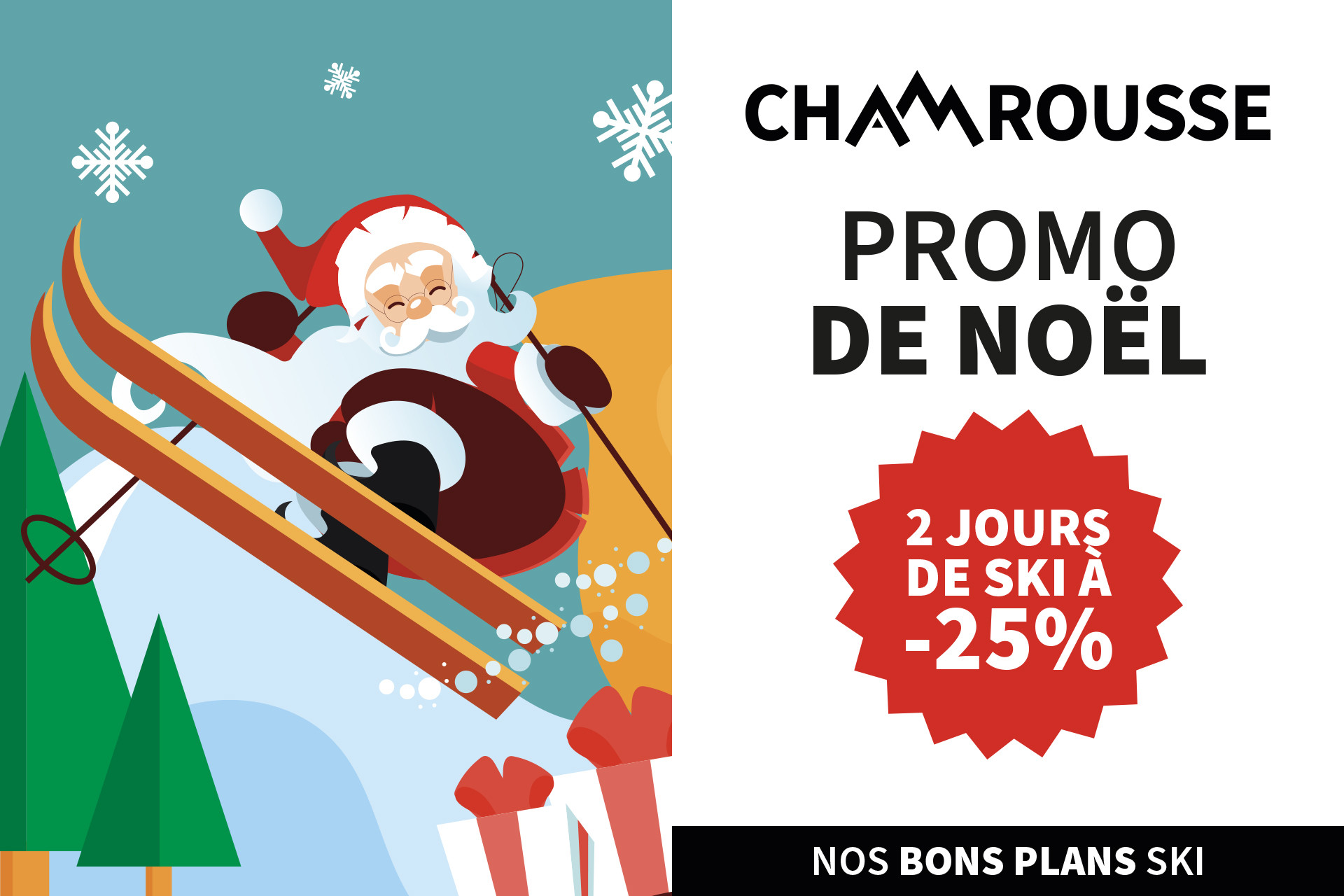 Chamrousse Christmas skipass discount mountain ski resort isere french alps france