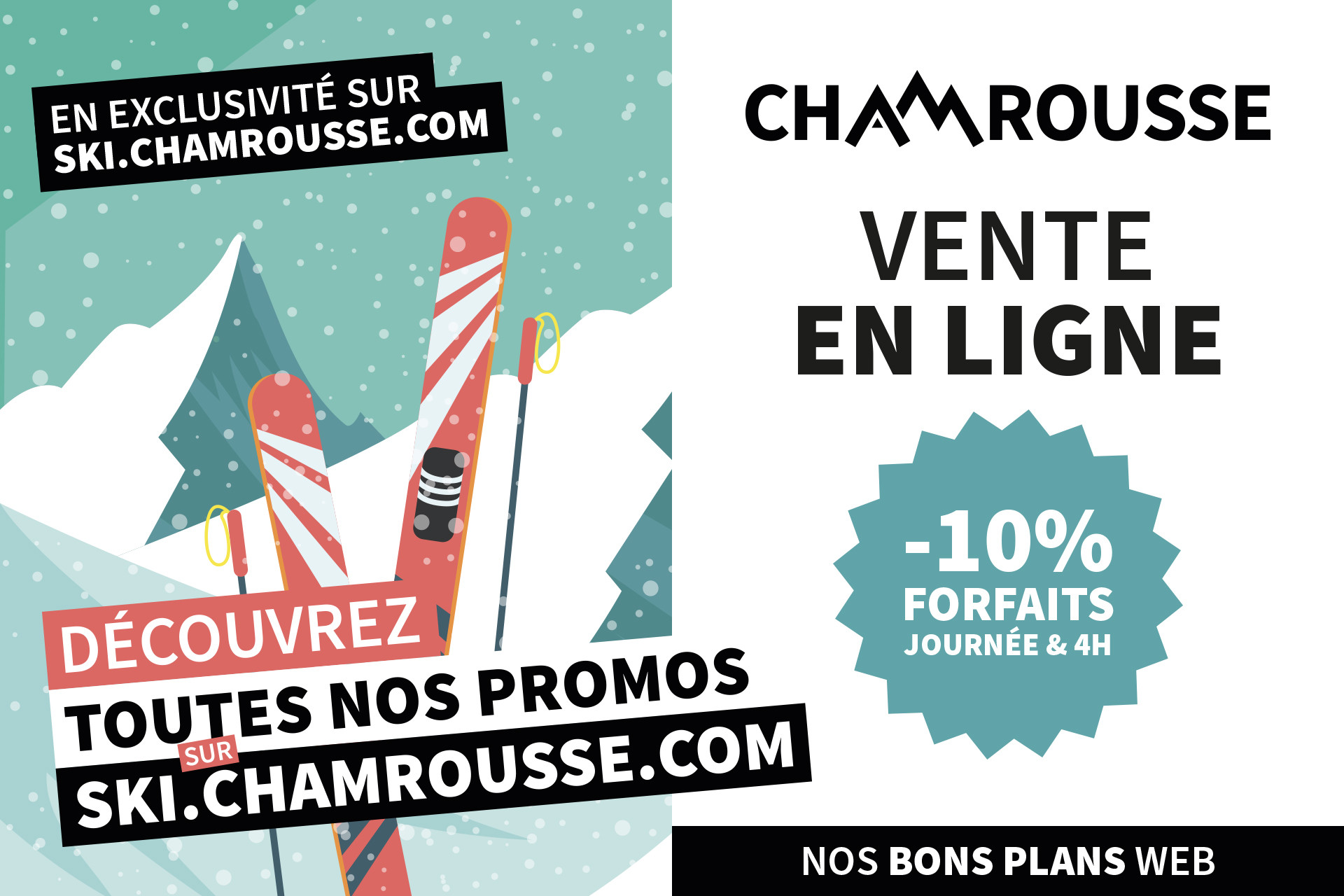 Chamrousse promo web forfait ski achat en ligne hiver station ski montagne grenoble isère alpes france