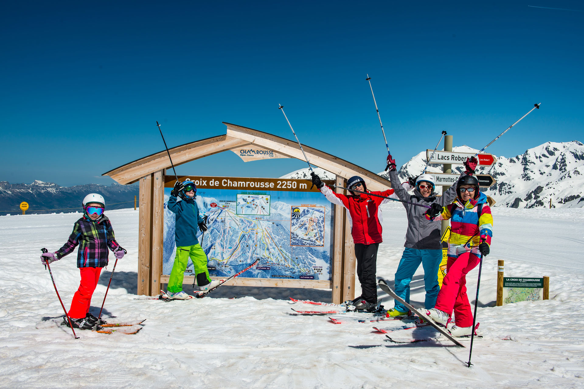 Chamrousse alpine ski resort grenoble isere french alps france