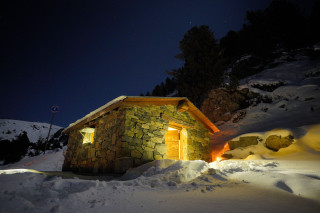 Soirée en cabane de berger - © Jonathan Perret Soirée en cabane de berger