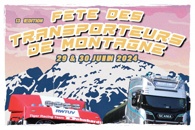 Truck and mountain festival
