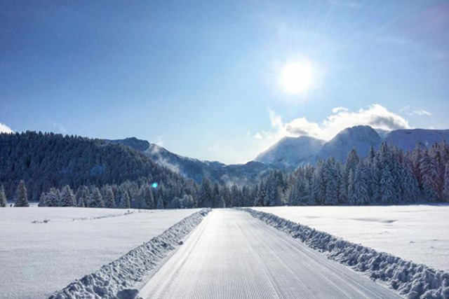 Chamrousse Nordic ski area tamping experience