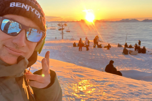 Sunset BENjYDj® Chamrousse summit