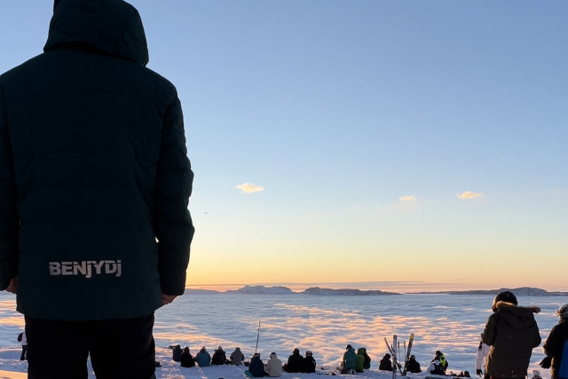 Sunset BENjYDj® Chamrousse summit