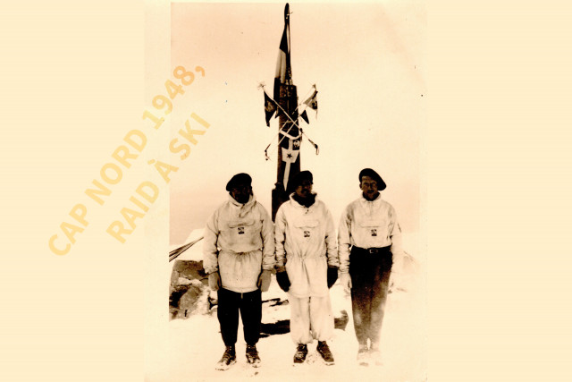 Screening of the film Cap Nord 1948, ski raid in Chamrousse - © F.Gillet Screening of the film Cap Nord 1948, ski raid in Chamrousse