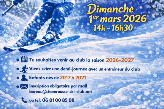 Entdeckung Chamrousse Skiclub 1. März 2026 Chamrousse - © CSC Entdeckung Chamrousse Skiclub 1. März 2026 Chamrousse