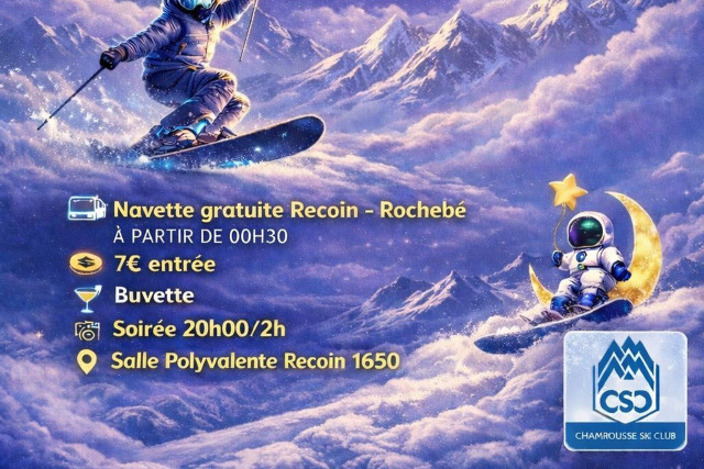 Mardi Gras carnival evening 2026 Chamrousse