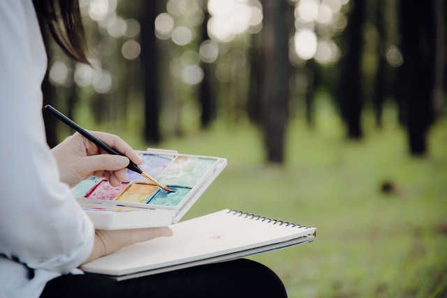 Chamrousse watercolor walk