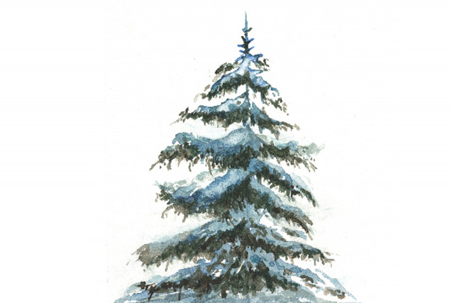 Chamrousse watercolor walk - © Isabelle Bronner Chamrousse watercolor walk