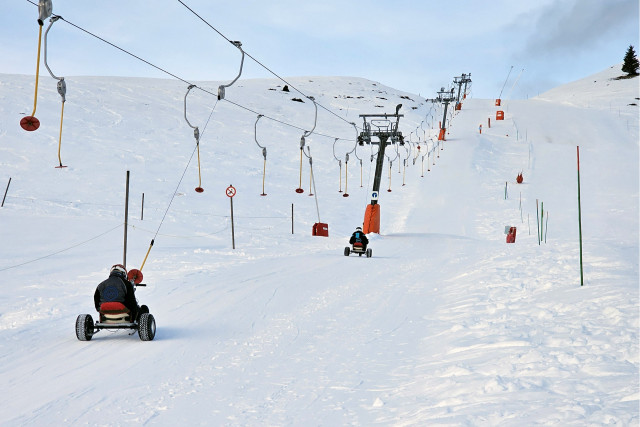 Schnee-Kart-Abend Chamrousse