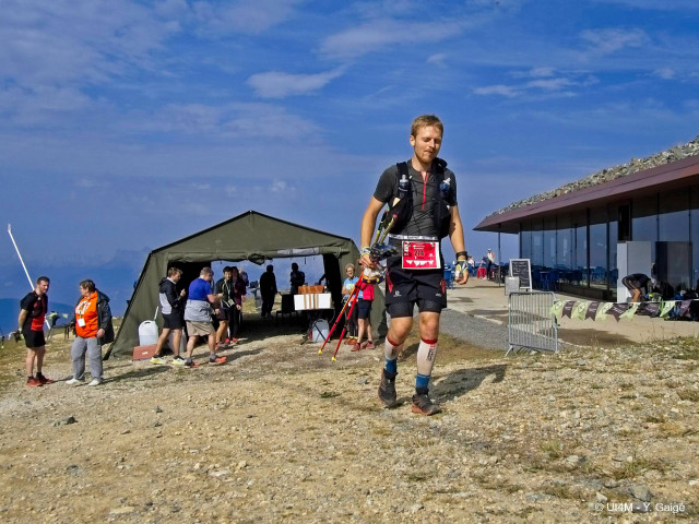 Trail Ut4M passage Croix de Chamrousse