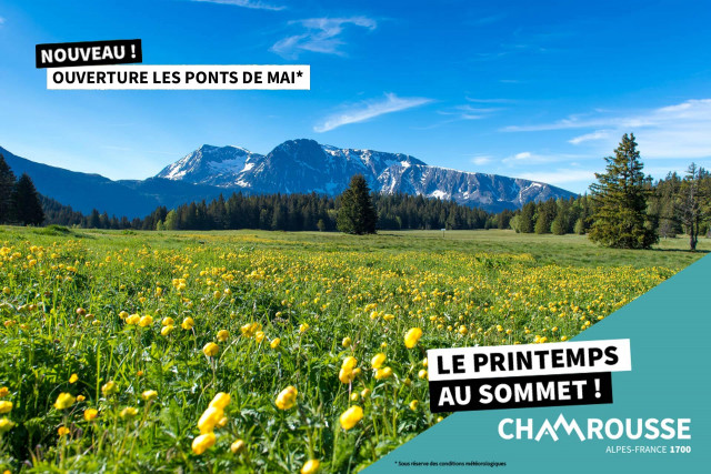 Chamrousse feiert den Frühling: Öffnung an verlängerten Wochenenden Mai - © Images-et-reves.fr Chamrousse feiert den Frühling: Öffnung an verlängerten Wochenenden Mai