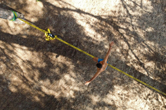 Slack days festival slackline Chamrousse