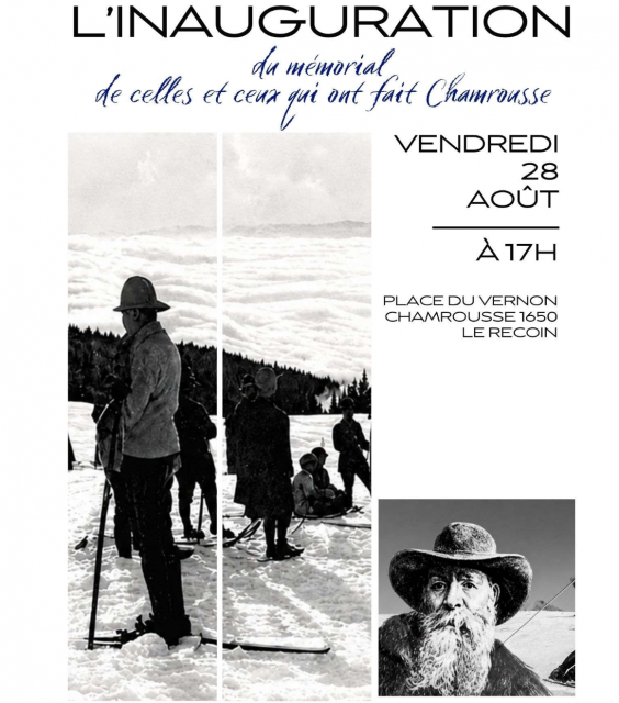 Unveiling of the memorial honoring those who shaped Chamrousse_Chamrousse