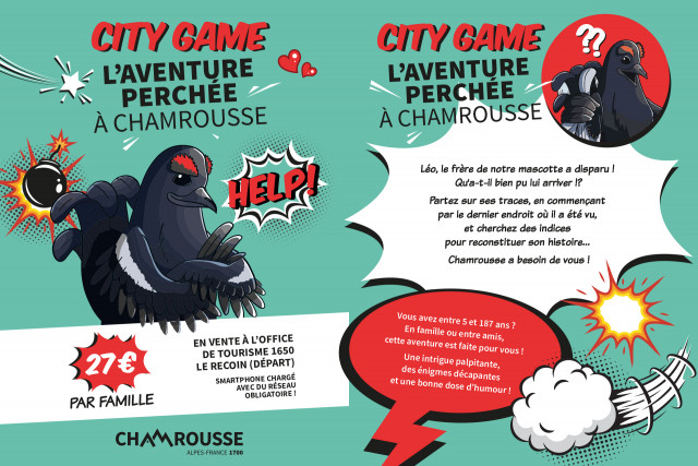 City Game Chamrousse - © CA - OT Chamrousse / Freepik City Game Chamrousse