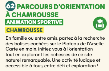 Orienteering Course in Chamrousse