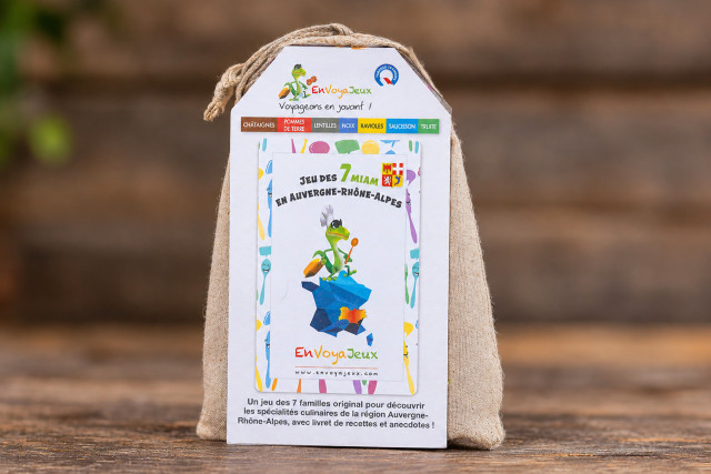 Jeu carte 7 familles gastronomie région Chamrousse