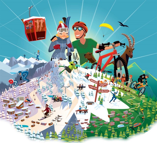 Vacances aventure sportive et bien-être montagne Chamrousse