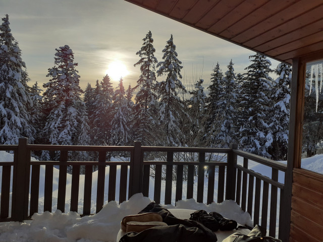 Extérieur balcon Le Chalet des Cimes 9 Chamrousse