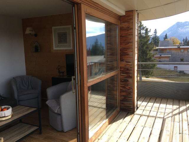 Extérieur balcon Le Jourbabes A26 Chamrousse